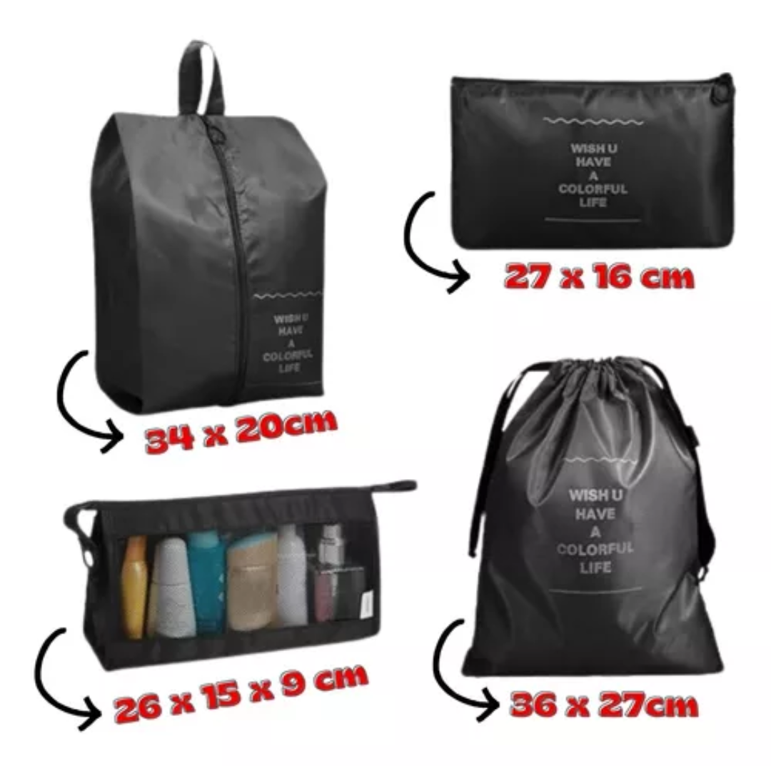 Organizador De Maletas De Lujo 8 Piezas